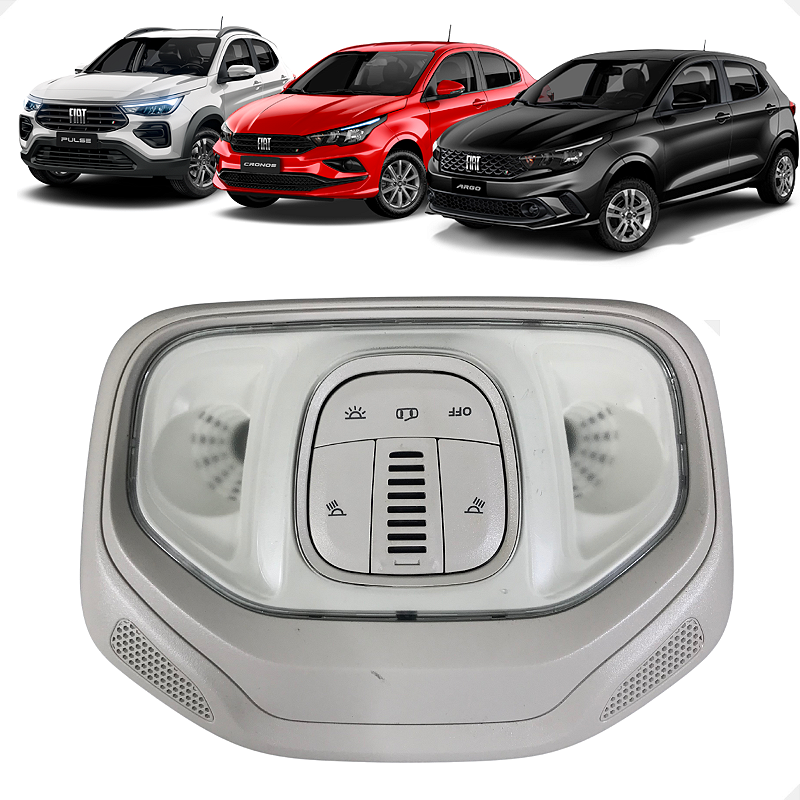 Luz Teto Cortesia Fiat Argo Cronos Pulse 2022 2023 2024