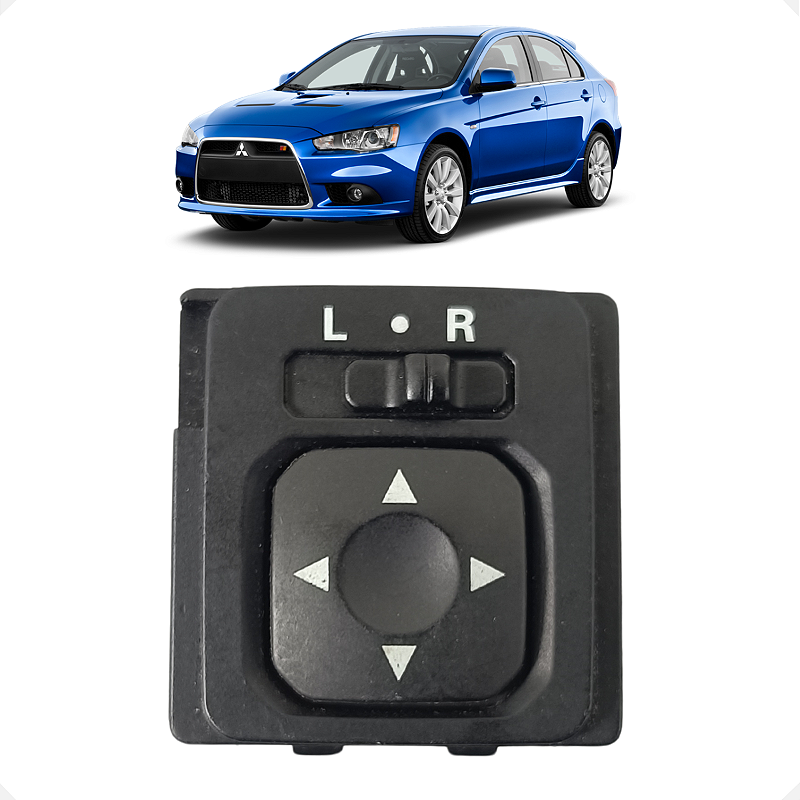 Comando Botão Retrovisor Elétrico Lancer 2011 á 2016