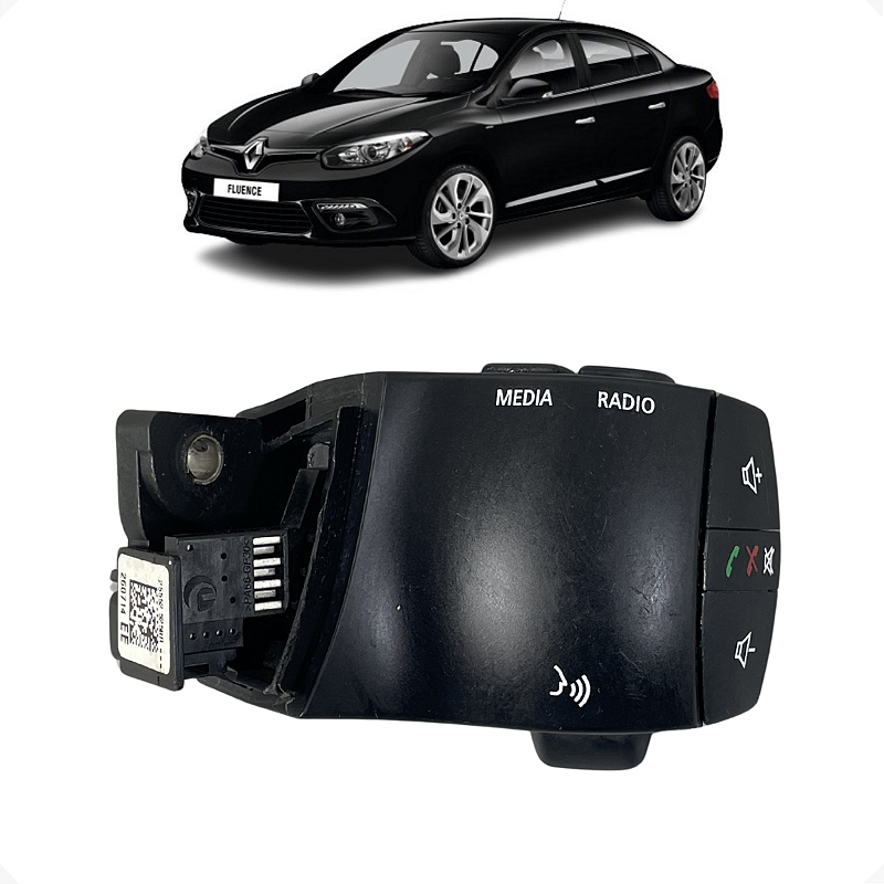 Comando Som Telefone Volante Renault Fluence 2012 a 2016