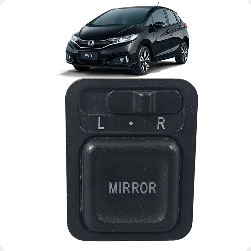 Botão Comando Retrovisor Elétrico Honda Fit 2004 a 2008