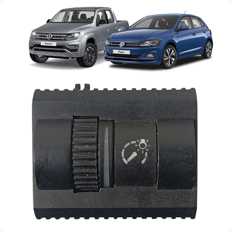 Botão Luminosidade Painel VW Amarok Polo 2003 a 2012