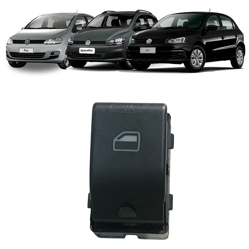 Botão Vidro Elétrico Fox Gol Spacefox Crossfox 2011 a 2018