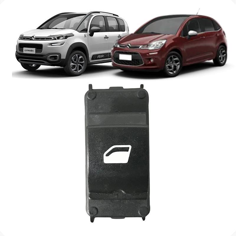 Botão Vidro Elétrico Citroen C3 Aircross 2013 a 2017