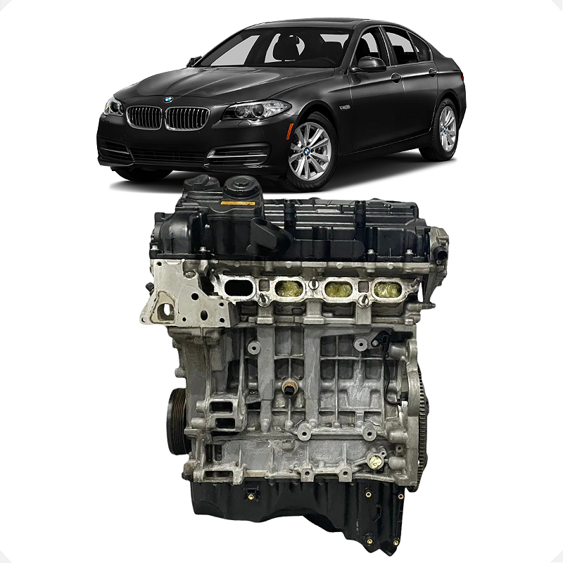 Motor Parcial BMW 5 528I 2.0 16V Twin Turbo 2012 2013 2014