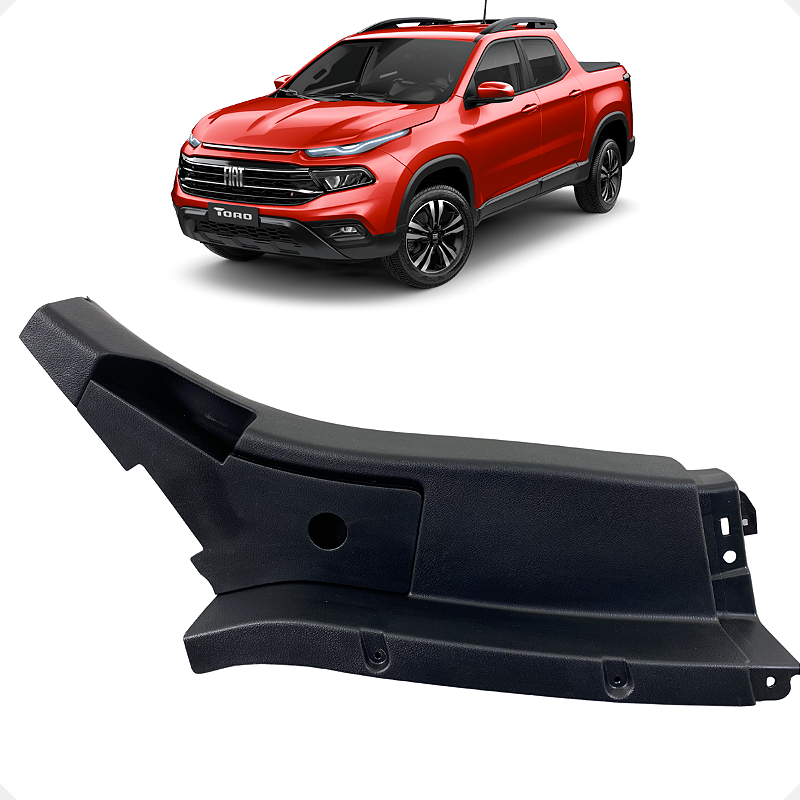Acabamento Coluna Traseira Direita Fiat Toro 2019 a 2023