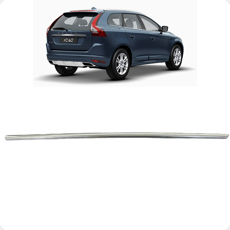 Pestana Cromada Traseira Direita Volvo XC60 2015 2016 2017