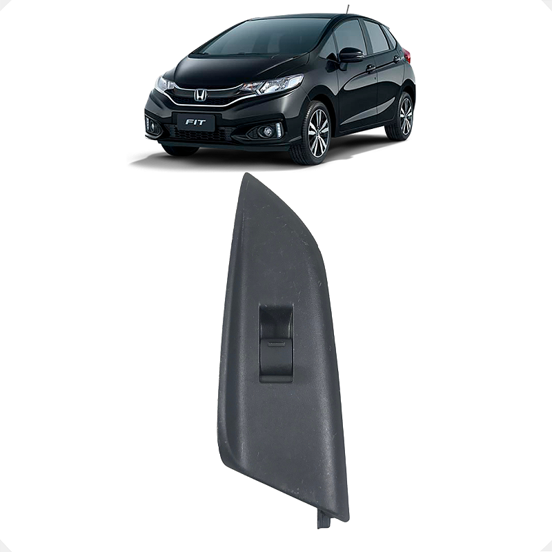 Botão Vidro Elétrico Traseiro Esquerdo Honda Fit 2015 a 2020