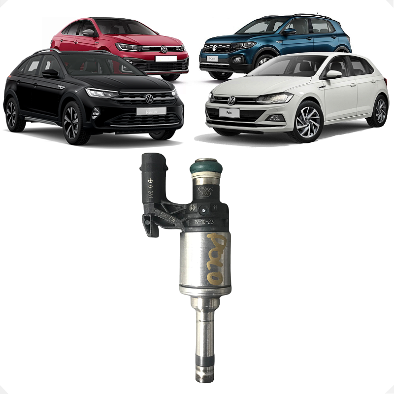 Bico Injetor VW Up! Polo T-Cross Virtus Tiguan Golf Nivus