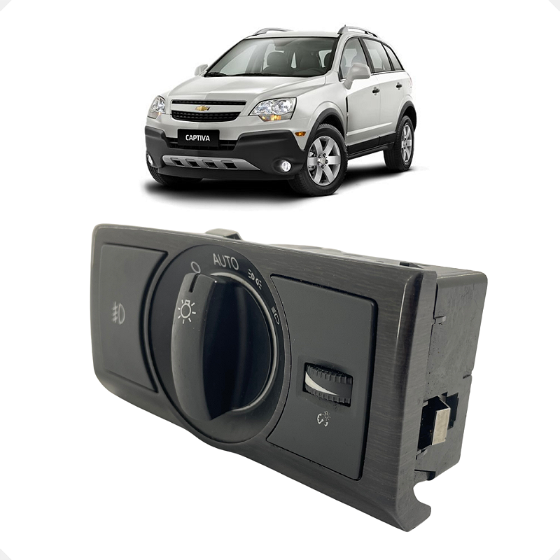Comando Botão Chave Luz Chevrolet Captiva 2008 a 2012