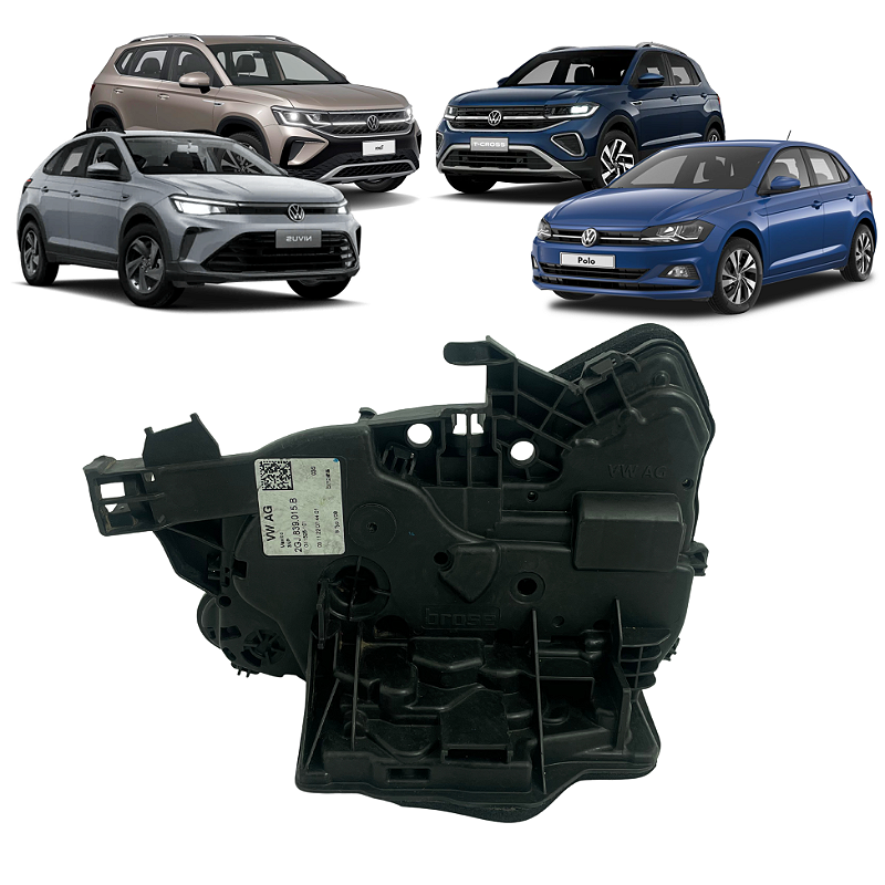 Fechadura Traseira Esquerda VW  Polo Nivus Taos Tiguan 2024