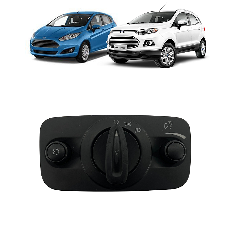 Comando Farol Luz Painel New Fiesta Ecosport 2013 a 2017