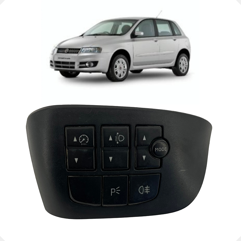 Comando Farol Computador de Bordo Fiat Stilo 2002 a 2010