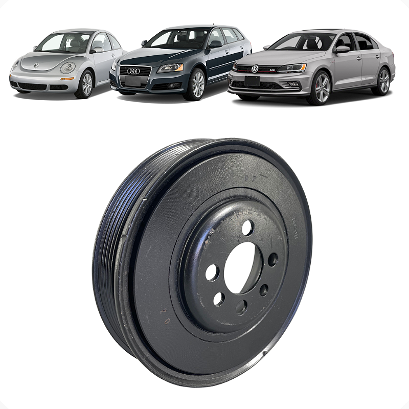 Polia Virabrequim  Amortecedora Vibração VW Beetle Golf A3