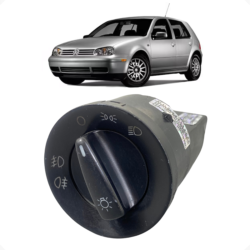 Botão Chave Luz Farol Milha Neblina Golf Gol 1999