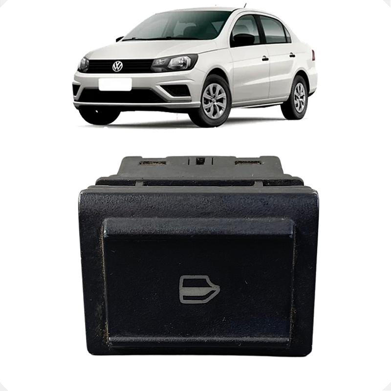 Botão Vidro Elétrico Traseiro Vw Gol Voyage G5 2015 2016