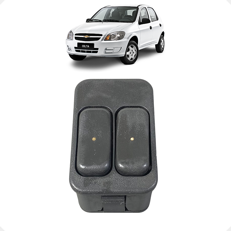 Botão Vidro Elétrico Esquerdo Chevrolet Celta 1.0 2009 2010