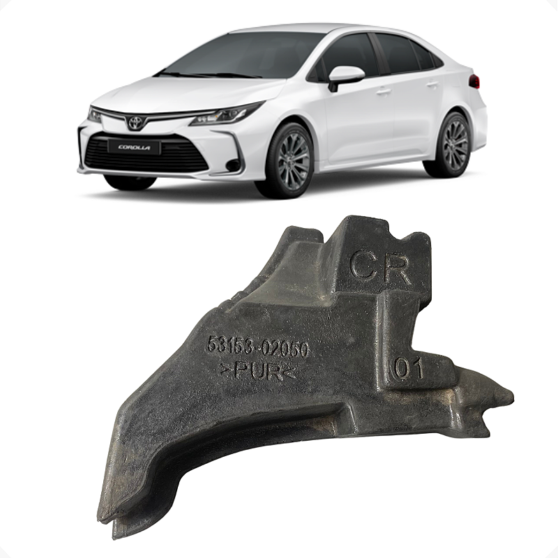 Absorvedor Batente Para Lama Direito Toyota Corolla 2017