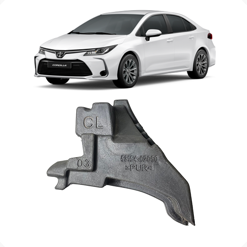 Absorvedor Batente Esquerdo Paralama Toyota Corolla 2017