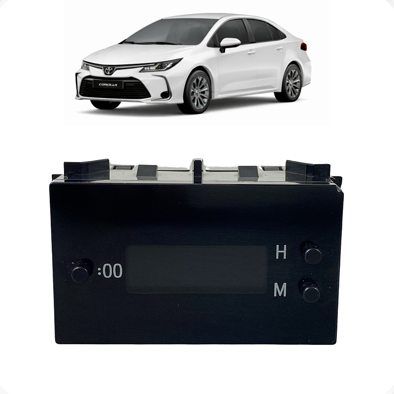 Relógio Digital Toyota Corolla XEI 2.0 2016 2017 2018 2019