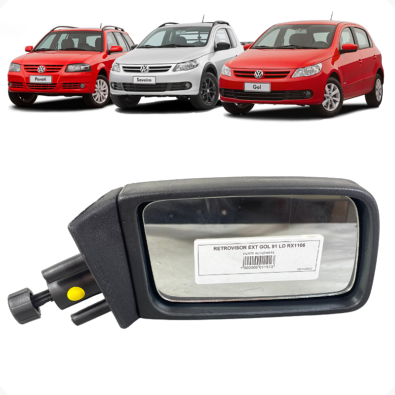 Retrovisor Direito VW Gol Voyage Parati Saveiro 1988 1994