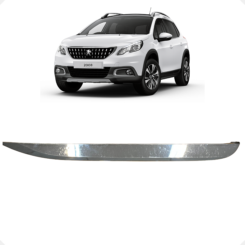 Friso Cromado Teto Direito Peugeot 2008 2017 2018 2019 2020