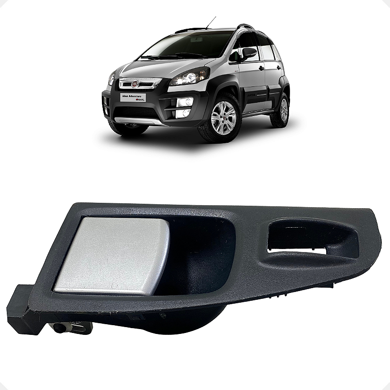 Maçaneta Interna Traseira Direita Fiat Idea 2006-2010 Original PN 735377847 NCM 9026.20.90 Peça de Reposição Compatível
