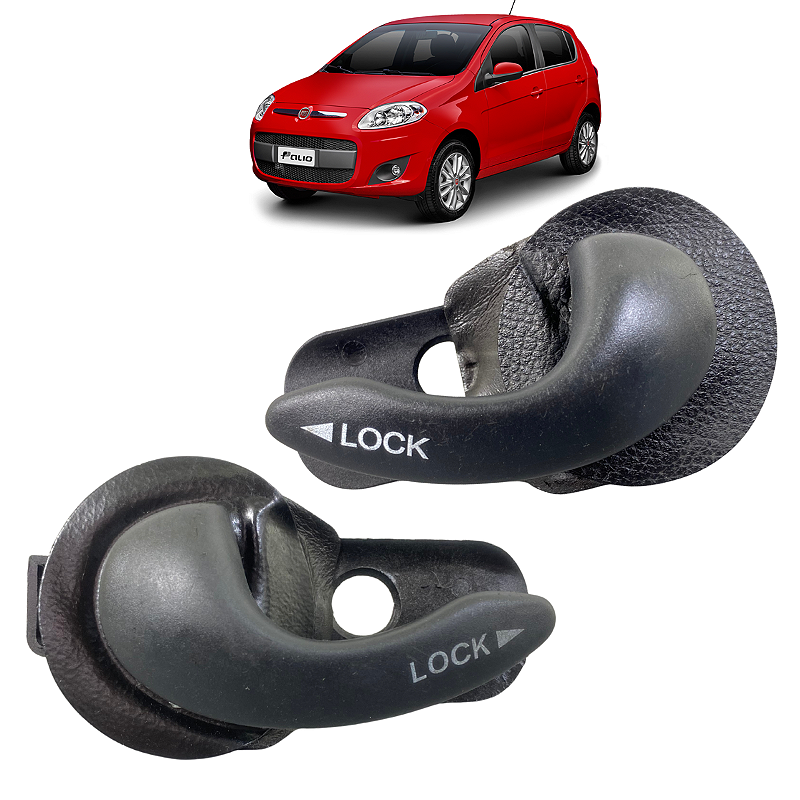 Par Maçaneta Interna Dianteiro Fiat Palio 2006 2007 a 2012