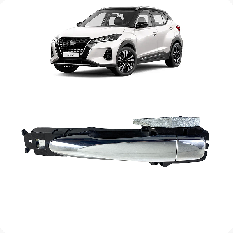 Maçaneta Externa Porta Traseira Esquerda Kicks 2018 a 2022