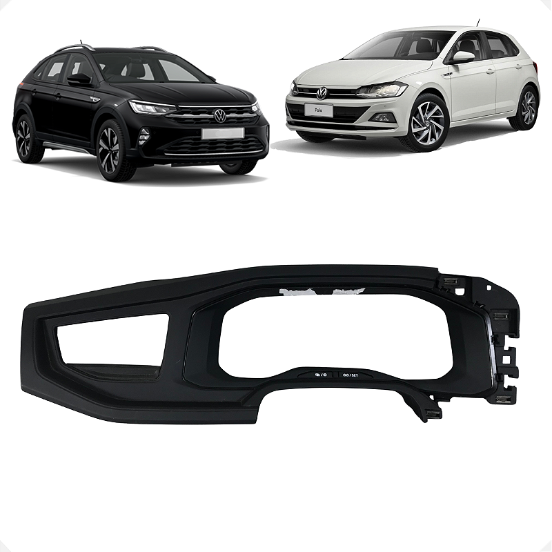 Moldura Painel Instrumento VW Polo Nivus 2018 a 2021