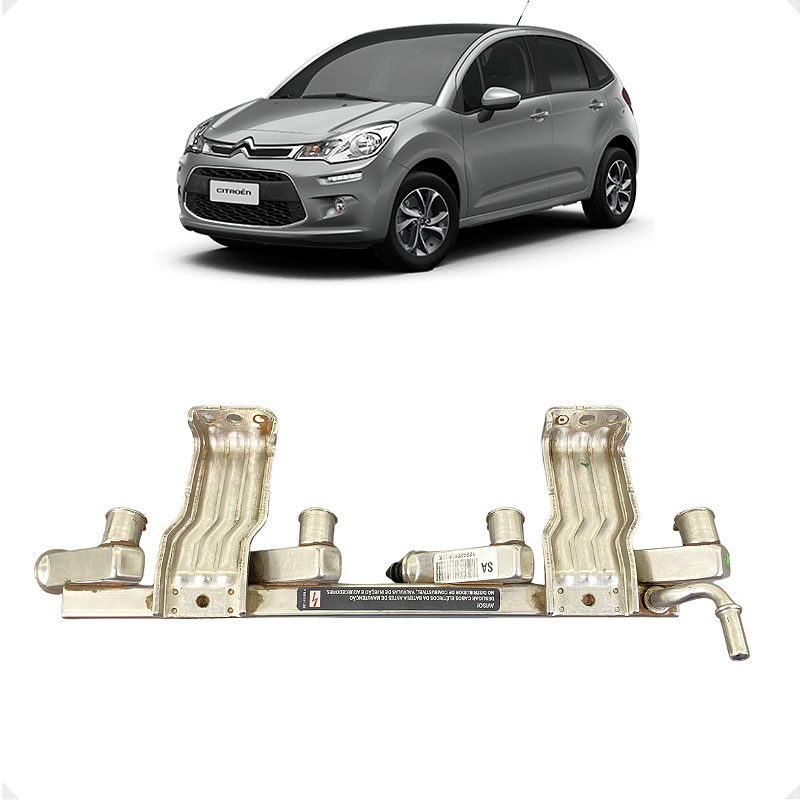 Flauta Bico Injetor Citroën C3 AirCross 1.6 2012 2013
