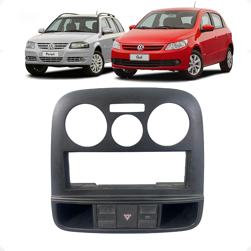 Moldura Painel Central VW Gol Parati Saveiro G4 2006 a 2011