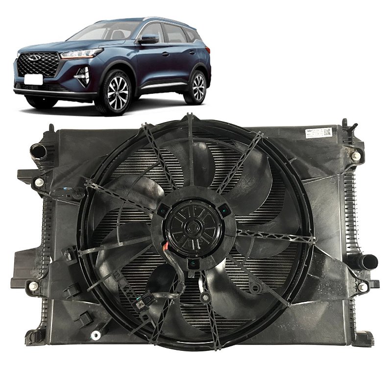Kit Radiador Tiggo 7 Pro 1.6 2021 2022 2023 C/Detalhe