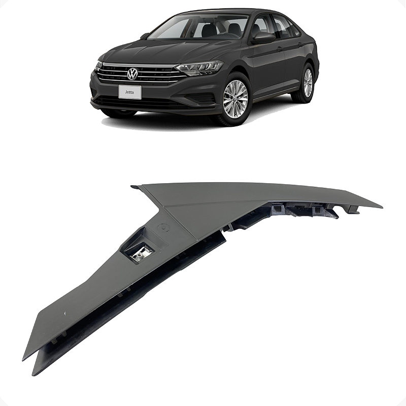 Moldura Porta Traseira Direita Jetta 250 TSI 2019