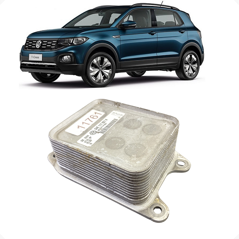 Radiador Trocador Óleo Volkswagen T-Cross 1.4 2020 2021 2022