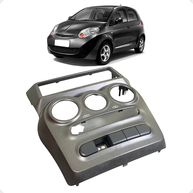 Moldura Comando Ar Condicionado Chery QQ 2018 2019