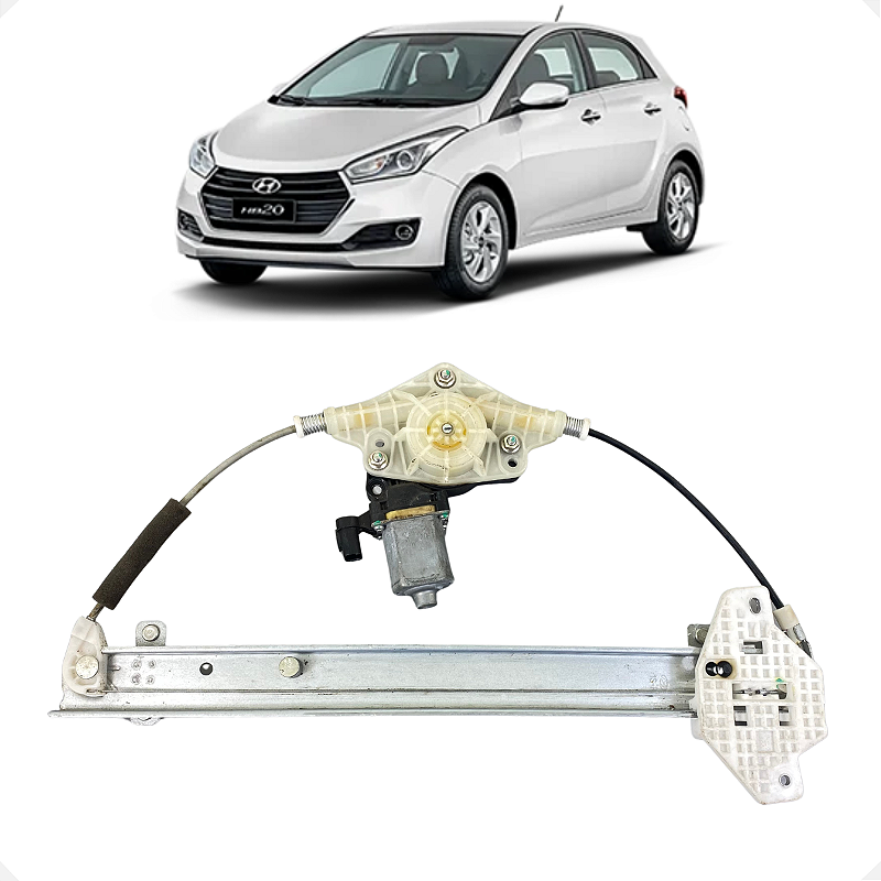 Maquina Vidro Traseira Esquerda Hyundai Hb20 2016 2017 2018