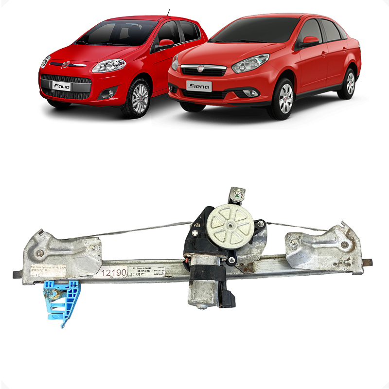 Máquina Vidro Traseira Esquerda Fiat Palio Grand Siena 2014