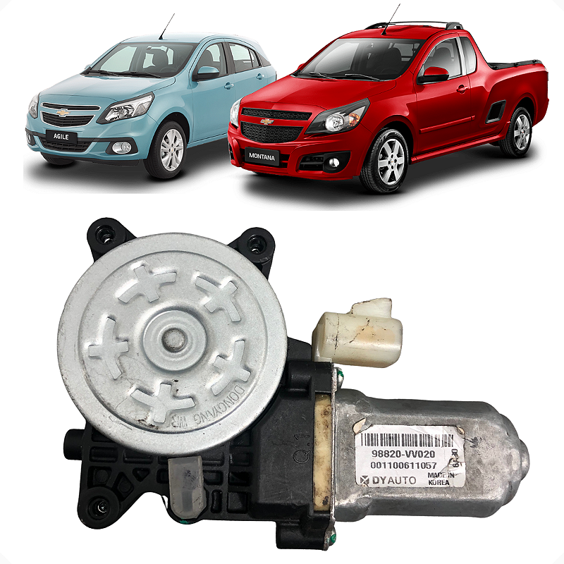 Motor Máquina Vidro Dianteiro Direito GM Agile Montana 2013