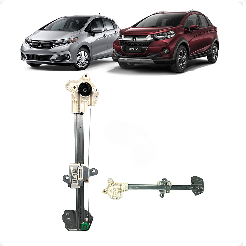 Máquina Vidro Traseira Esquerda Honda Fit e Wr-v 2015 a 2021