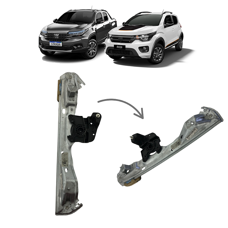 Máquina Vidro S/ Motor Dianteiro Direito Mobi Strada 20/24