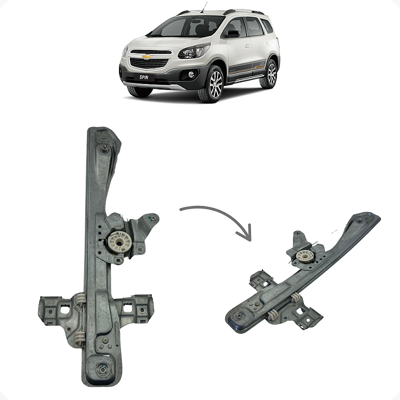 Máquina Vidro S/ Motor Dianteiro Esquerdo GM Spin 2023
