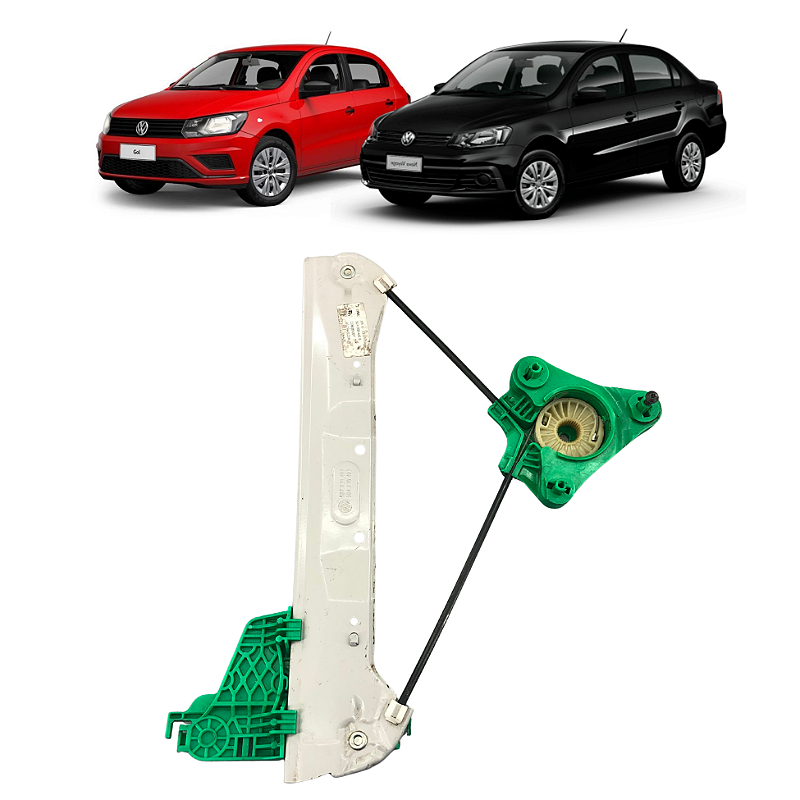 Máquina Vidro S/ Motor Dianteira Esquerda Gol Voyage G5 G6