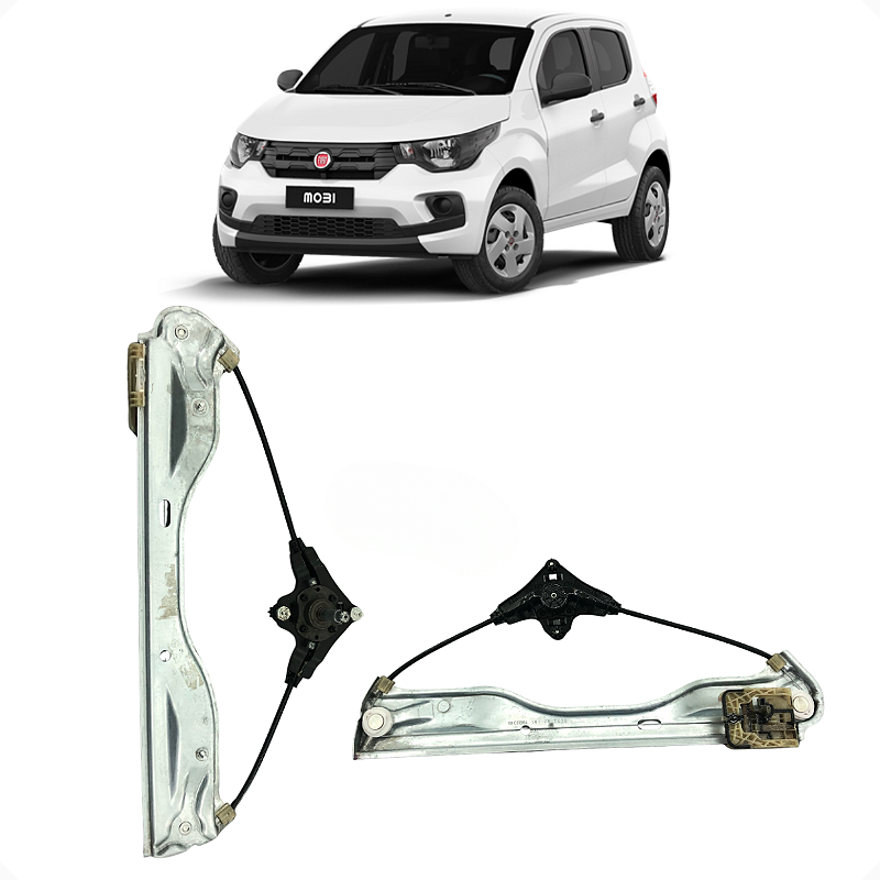 Maquina Vidro Manual Traseiro Direito Fiat Mobi 2017 a 2021