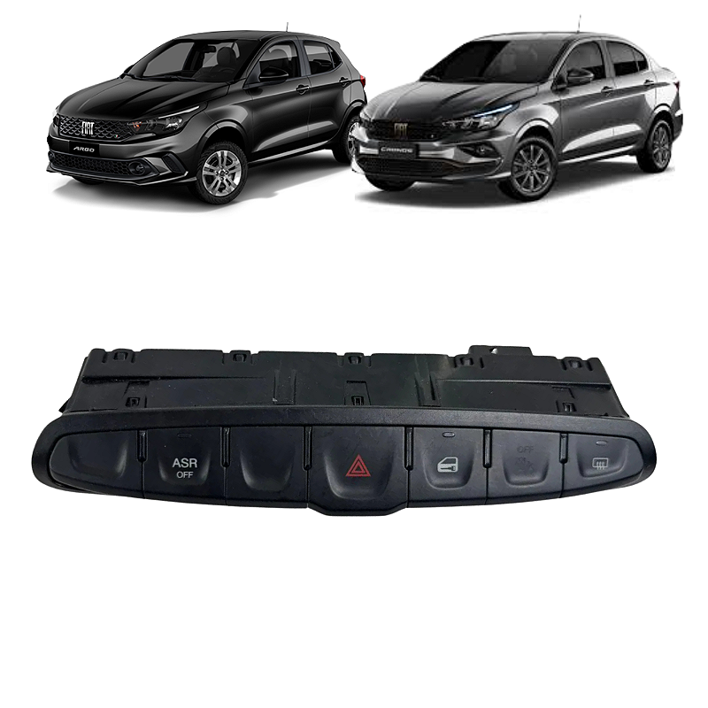 Botão Comando Pisca Alerta Desembaçador Traseiro Argo 2018