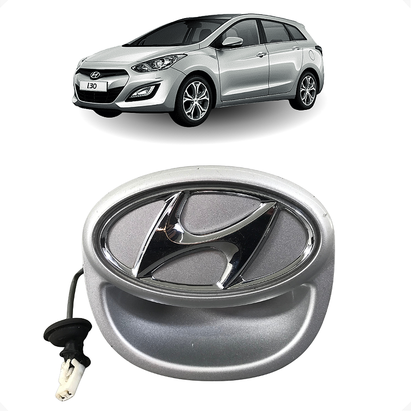 Emblema Maçaneta Tampa Traseira Hyundai i30 2009 a 2012