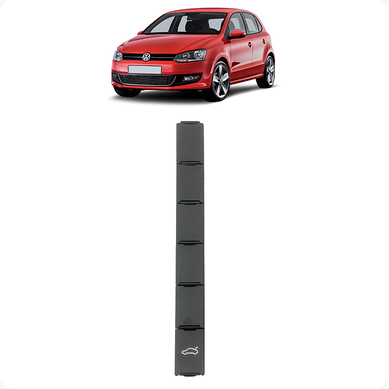 Botão Comando Abertura Porta Malas VW Polo 2018 a 2020