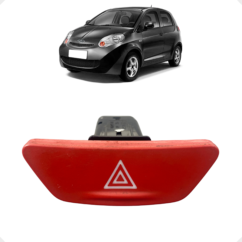 Botão Pisca Alerta Chery QQ 2017 2018 2019