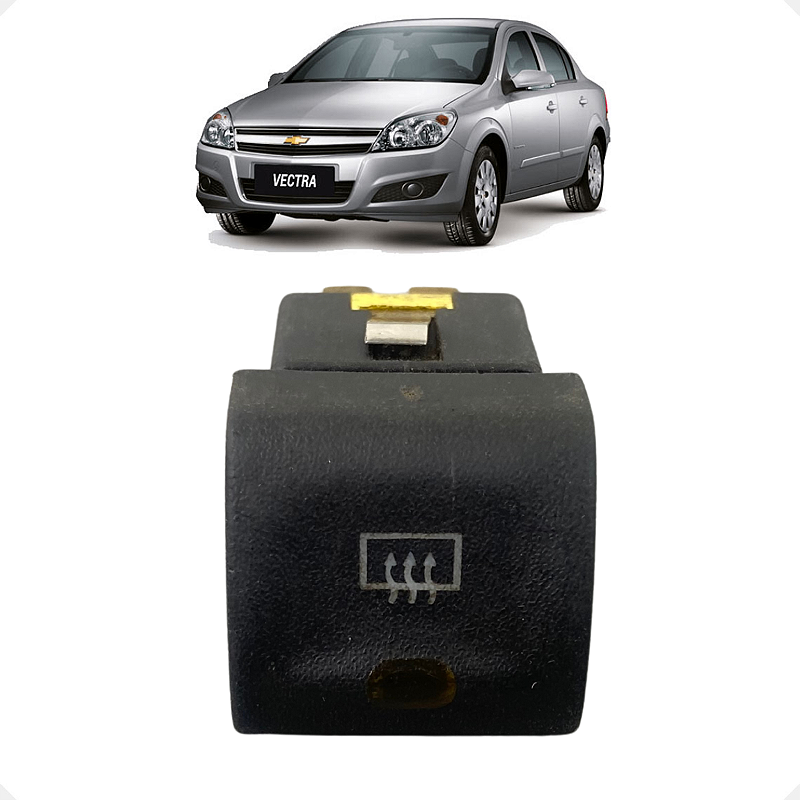 Botão Desembaçador Vidro Traseiro GM Vectra 1997 a 2005