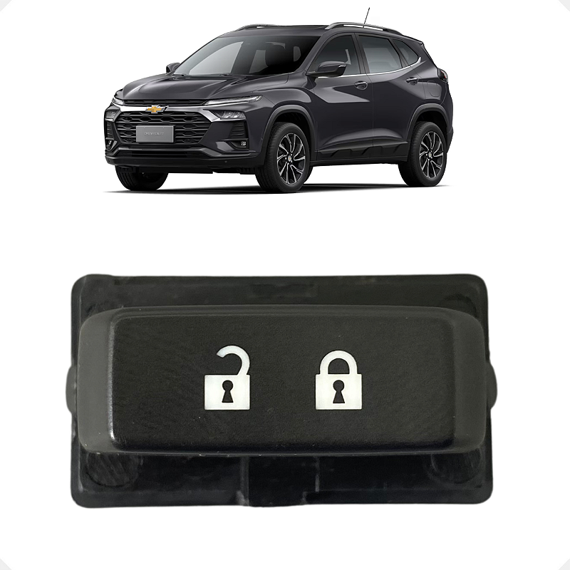Botão Trava Porta Dianteira Esquerda GM Tracker 2013 a 2020