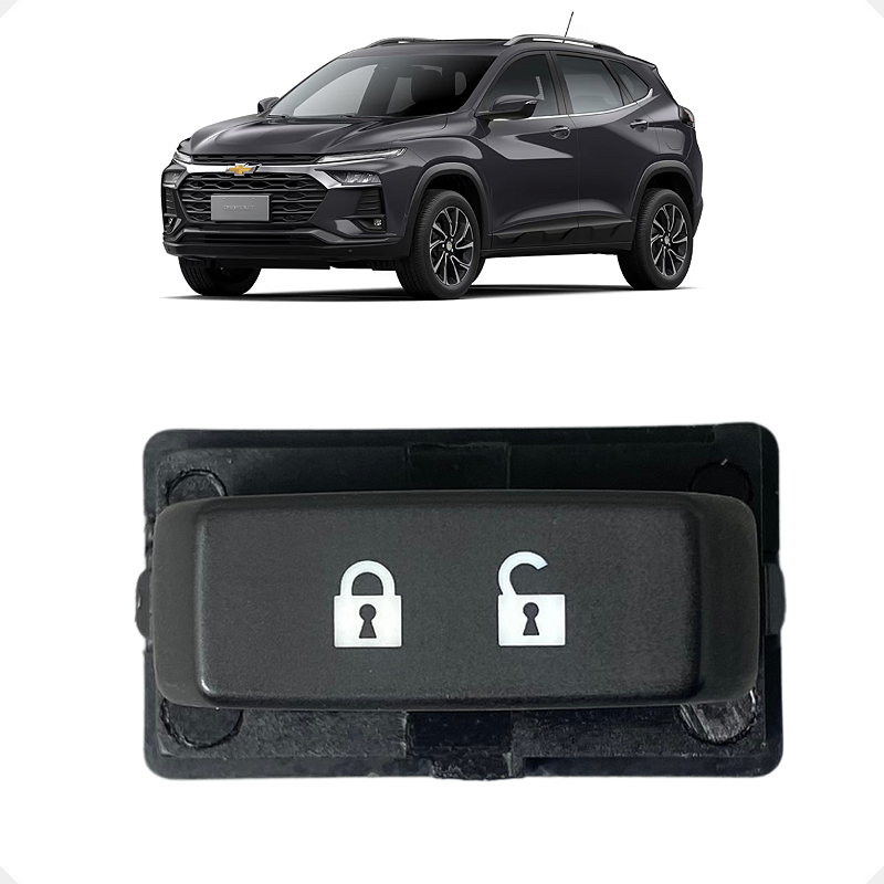 Botão Trava Porta Dianteira Direita GM Tracker 2013 a 2020